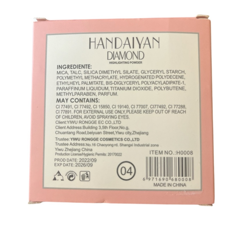 Handaiyan Diamond Highlighter Powder - Picture 2 of 7